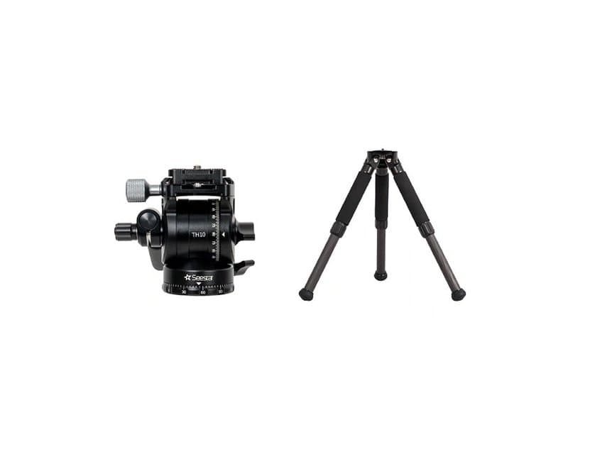 ZWO Seestar TC20 Carbon Fiber Tripod with TH10 Fluid Head Kit